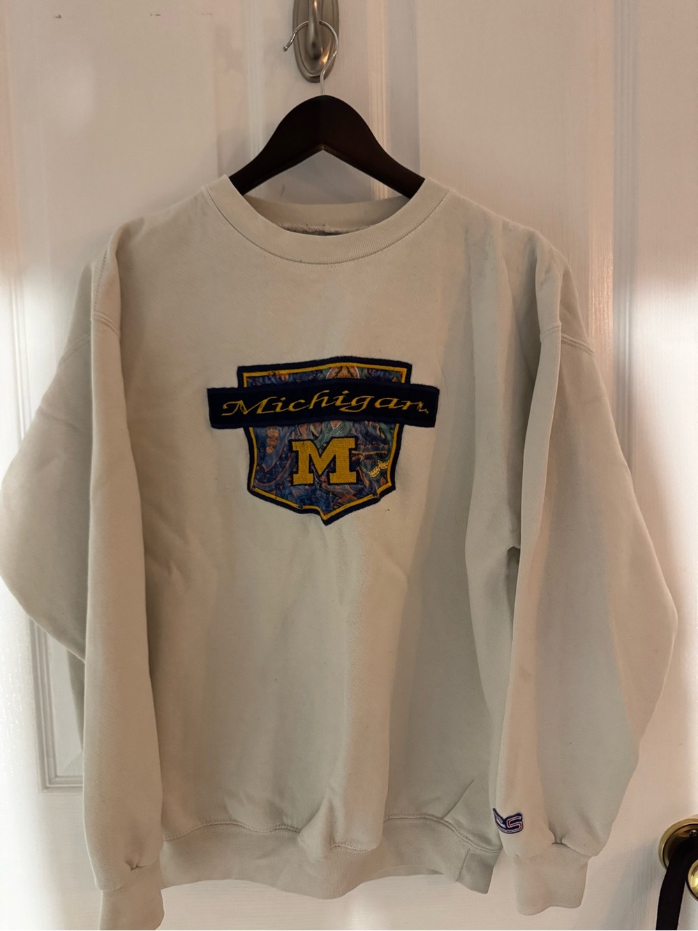 Michigan Crewneck Sweatshirt - Light Cream